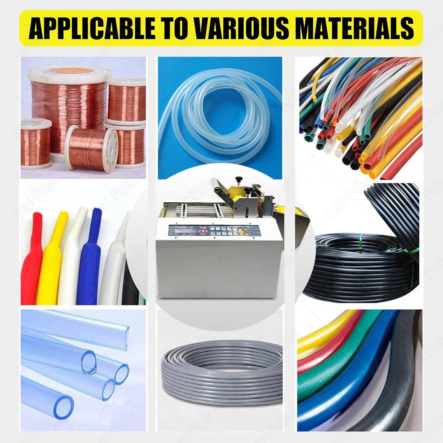 Automatic Heat Shrink Tube Cutting Machine, Microcomputer Controlled Cable Tube Die Cutting Machine, PVC Tape Cold Cutting Wire