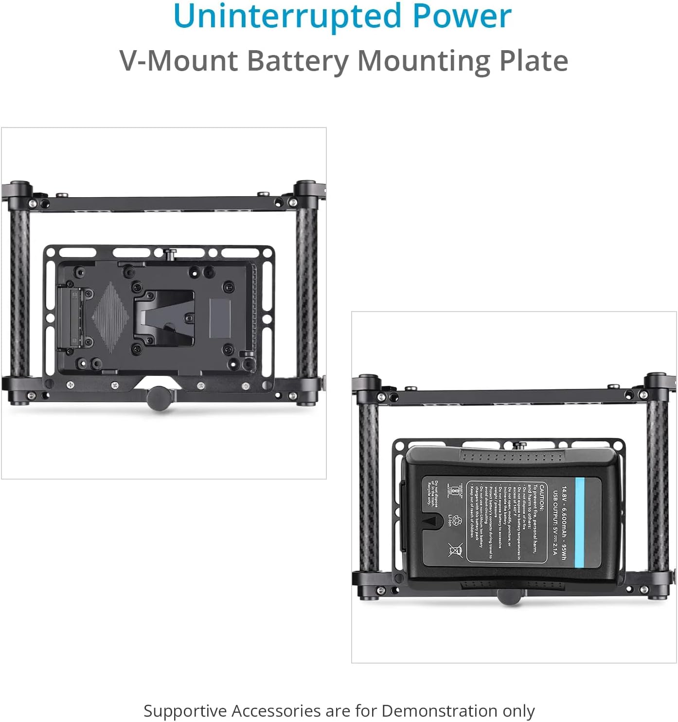 PROAIM Universal 9” Camera Monitor Director Cage for Monitor Upto 9” (Diagonally). Easy Handheld Monitoring – Dual Handles, C-Stand & Other Accessory Mounting Option. Padded Neck Strap (P-DMC-59)