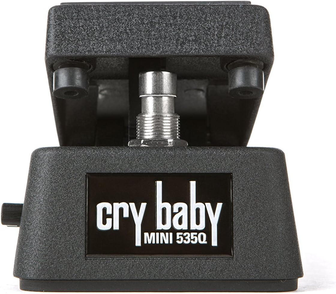 Dunlop CBM535Q Cry Baby Q Mini Wah Effects Pedal Bundle with Dunlop ECB-003 9-volt AC Adapter