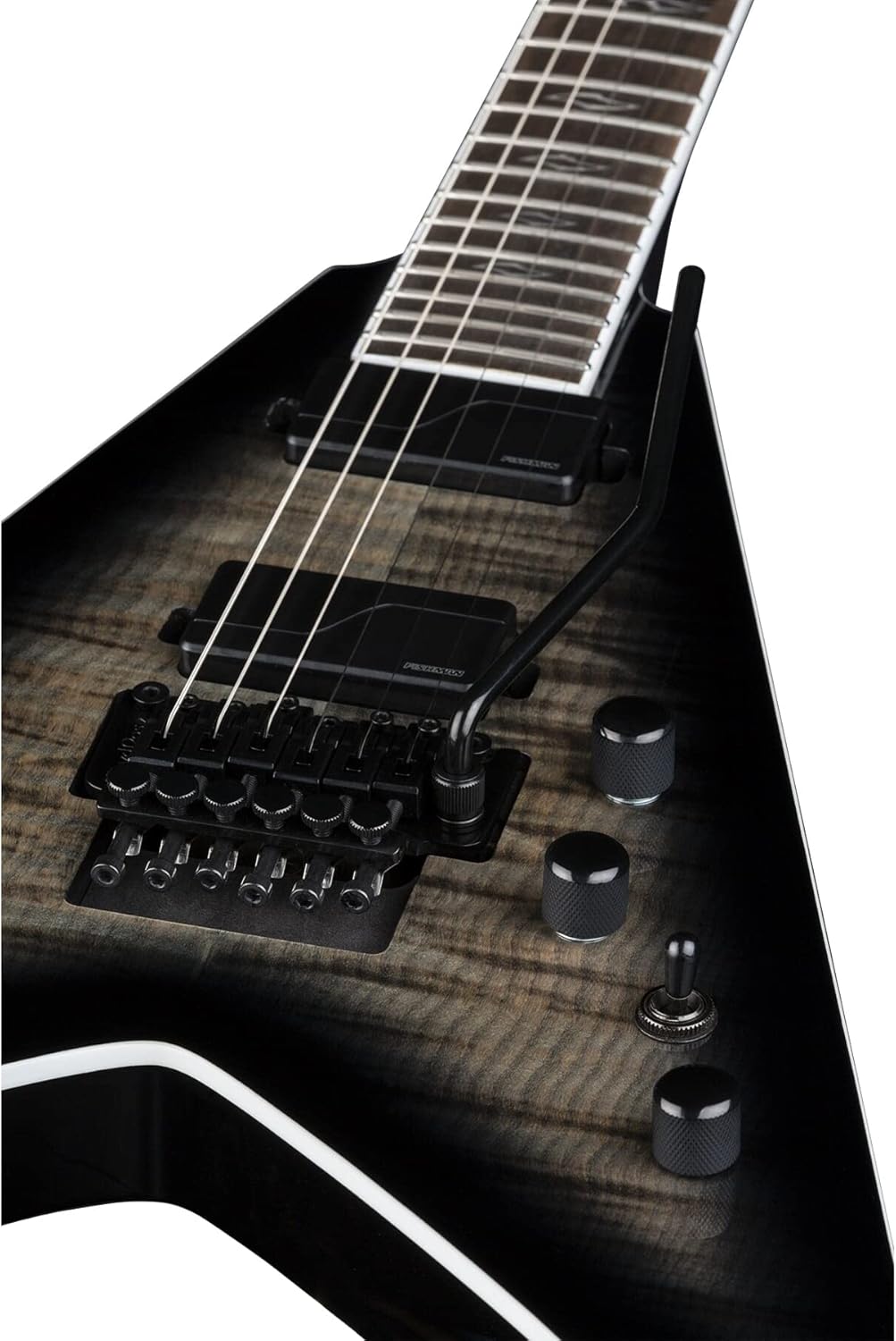 Dean Guitars Vengeance Select Floyd Fluence, Charcoal Burst, VEN SEL F FL CHB (Guitar Only)