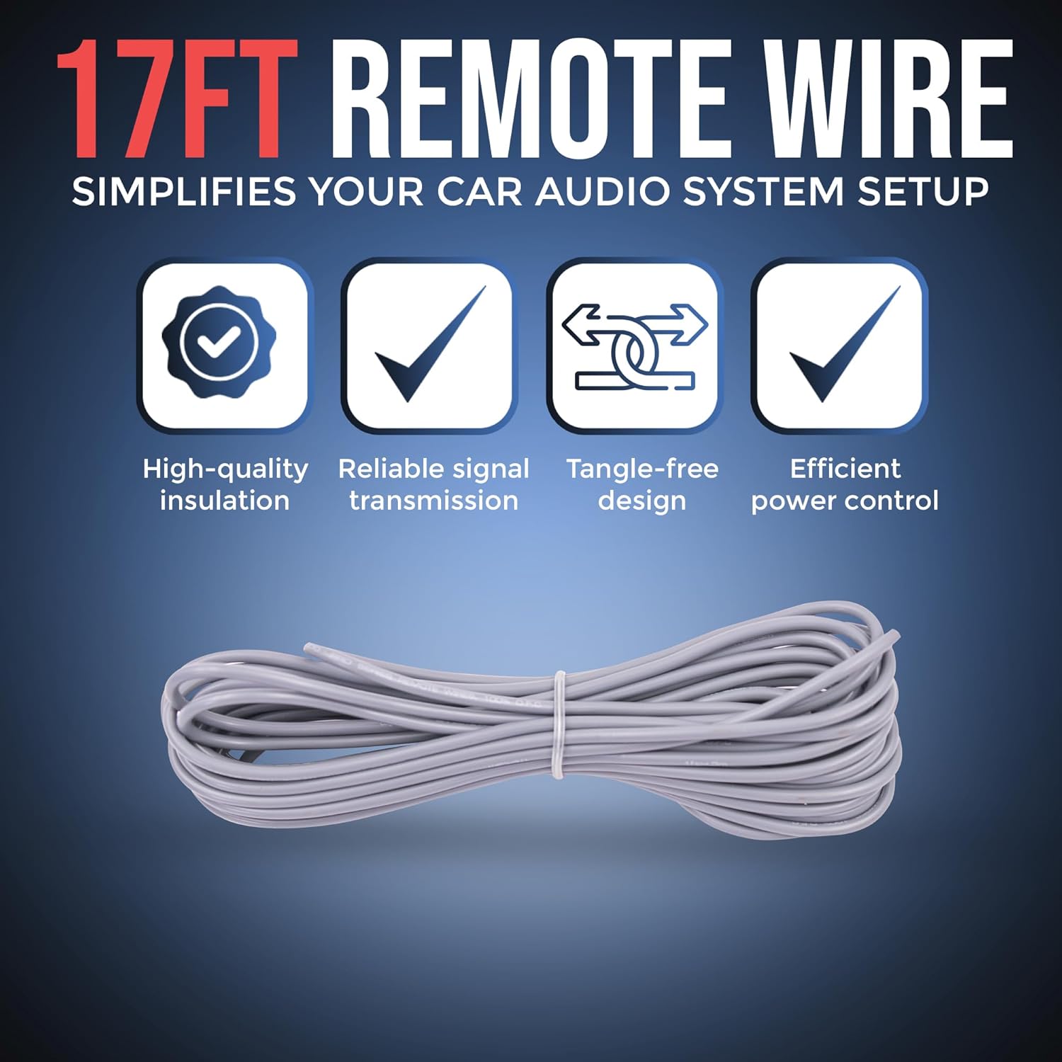Elite Audio Pro-Economy Series Amplifier Wiring Kit - 5000 Watt Max Power, Tinned Copper Cables, 2-Channel RCA Cable, Mini-ANL Fuse Holder, Install Kit - PROECK-0 (8-Gauge)
