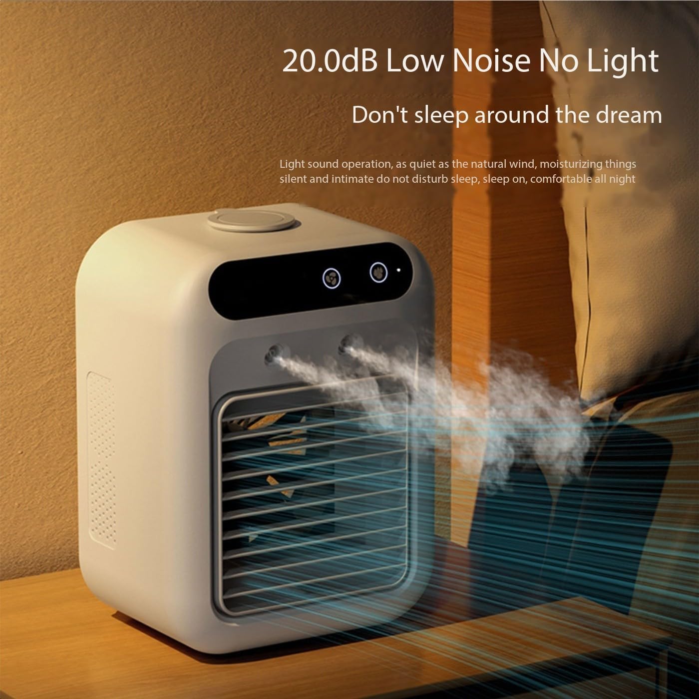 Mini Portable Air Conditioner, Household Refrigeration Air Cooler Desktop Mobile Cooler, Suitable for Home, Dorm, Office