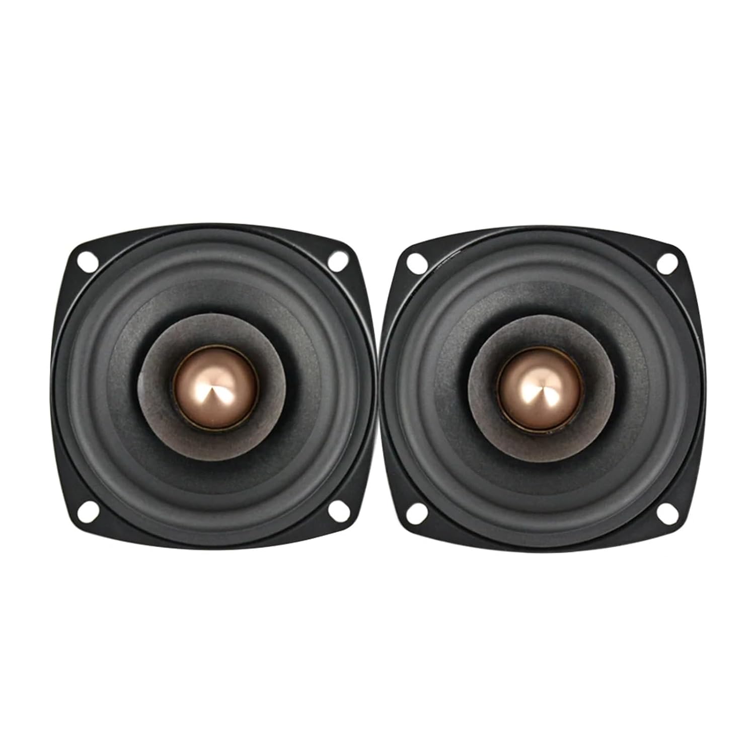 2Pcs 3 Inch 4 Ohm 8 Ohm 15W Audio Speaker Full Range Sound Speaker HiFi Bullet Treble Midrange Bass Loudspeaker DIY(8 Ohm 15W Speaker)