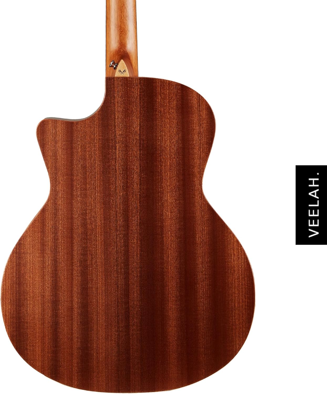 V1-GAC Acoustic Guitar Solid Top GA Cutaway Acoustic Guitar Mahogany Back and Sides with Gig Bag