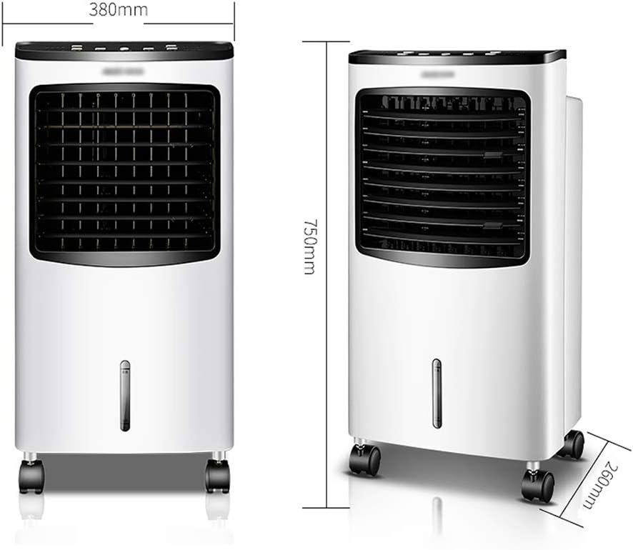 Portable Air Conditioner Fan Eaporatie Cooler, Portable Bladeless Humidifier Air Cooler With Remote Control& Electric Fan