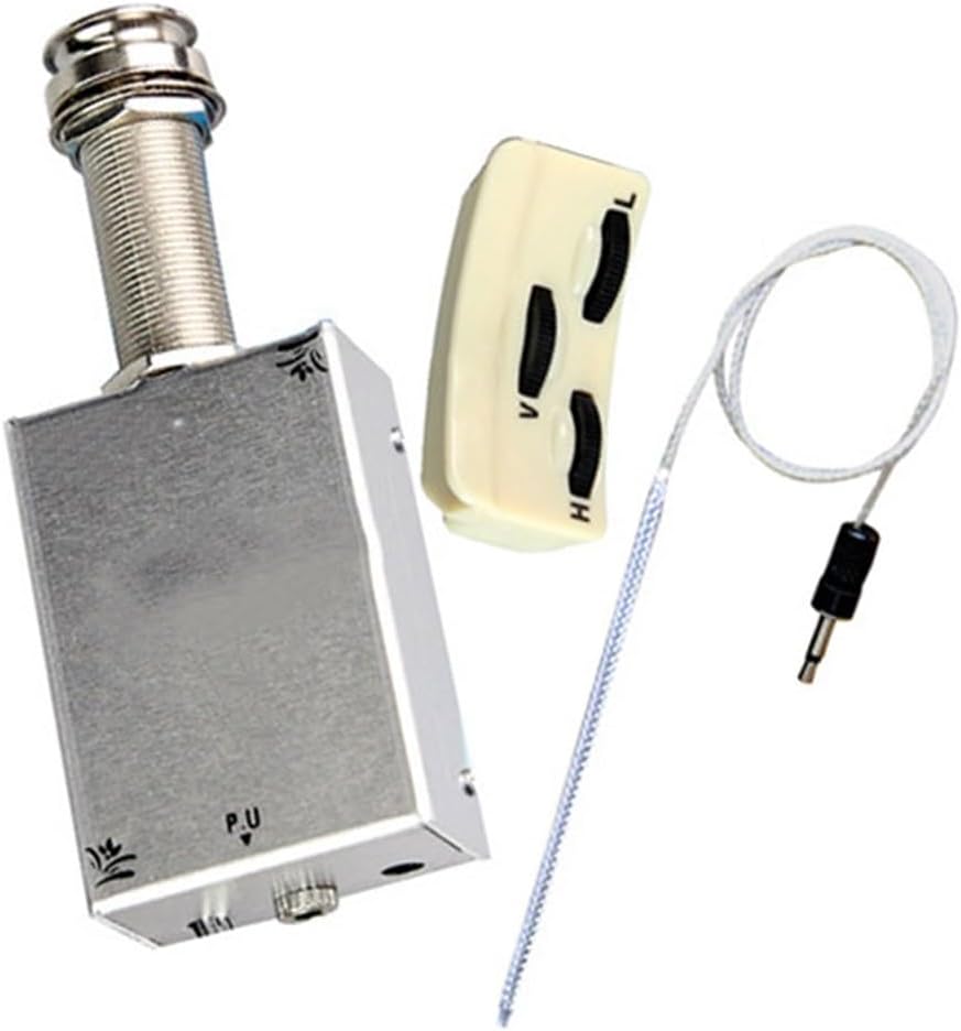 Acoustic Guitar Pickups Acoustic Guitar And Ukulele Pickup Amplifier No Hole Required Portable Folk Accessory