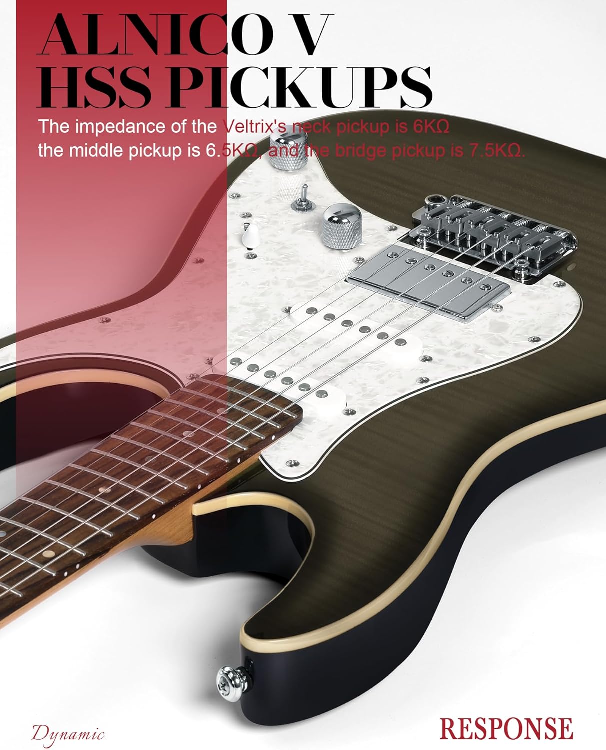 AKLOT Veltrix Electric Guitar Kit with Mini Electric Guitar Amp