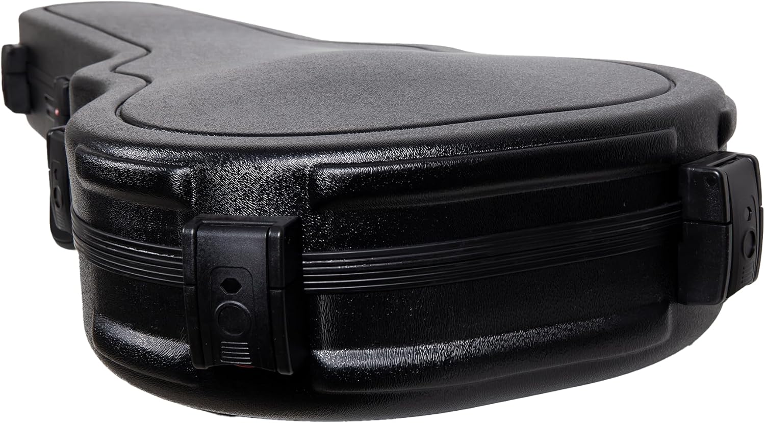 Crossrock Scratch-resistant Hardshell Case for 335 Style 6 Strings Semi-Hollow Electric Guitars, with TSA Lock, Interior Compartment -Black (CRA980SABK)