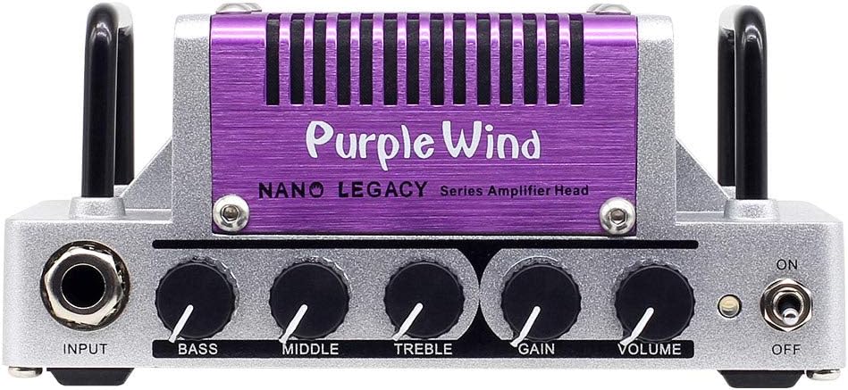 Hotone Nano Legacy Purple Wind 5-Watt Compact Guitar Amp Head with 3-Band EQ