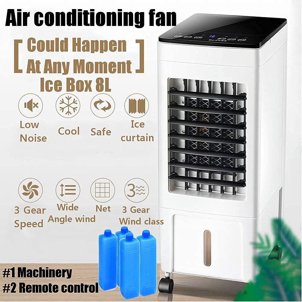 Air Cooler for Home Office Evaporative Coolers Portable Air Conditioner Conditioning Fan Humidifier Cooler Cooling Mini Air Conditioner Cooling Fan Humidifier