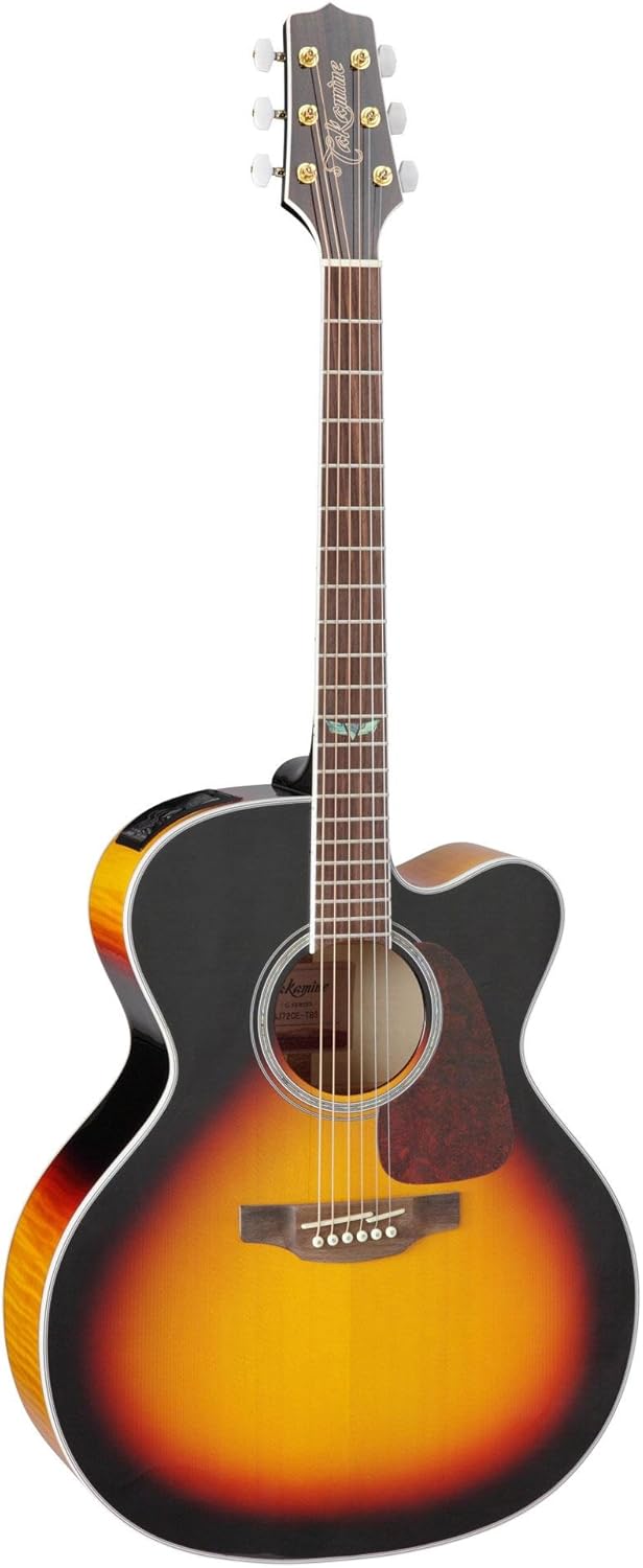 Takamine GJ72CE-BSB Jumbo Cutaway Acoustic-Electric Guitar, Sunburst