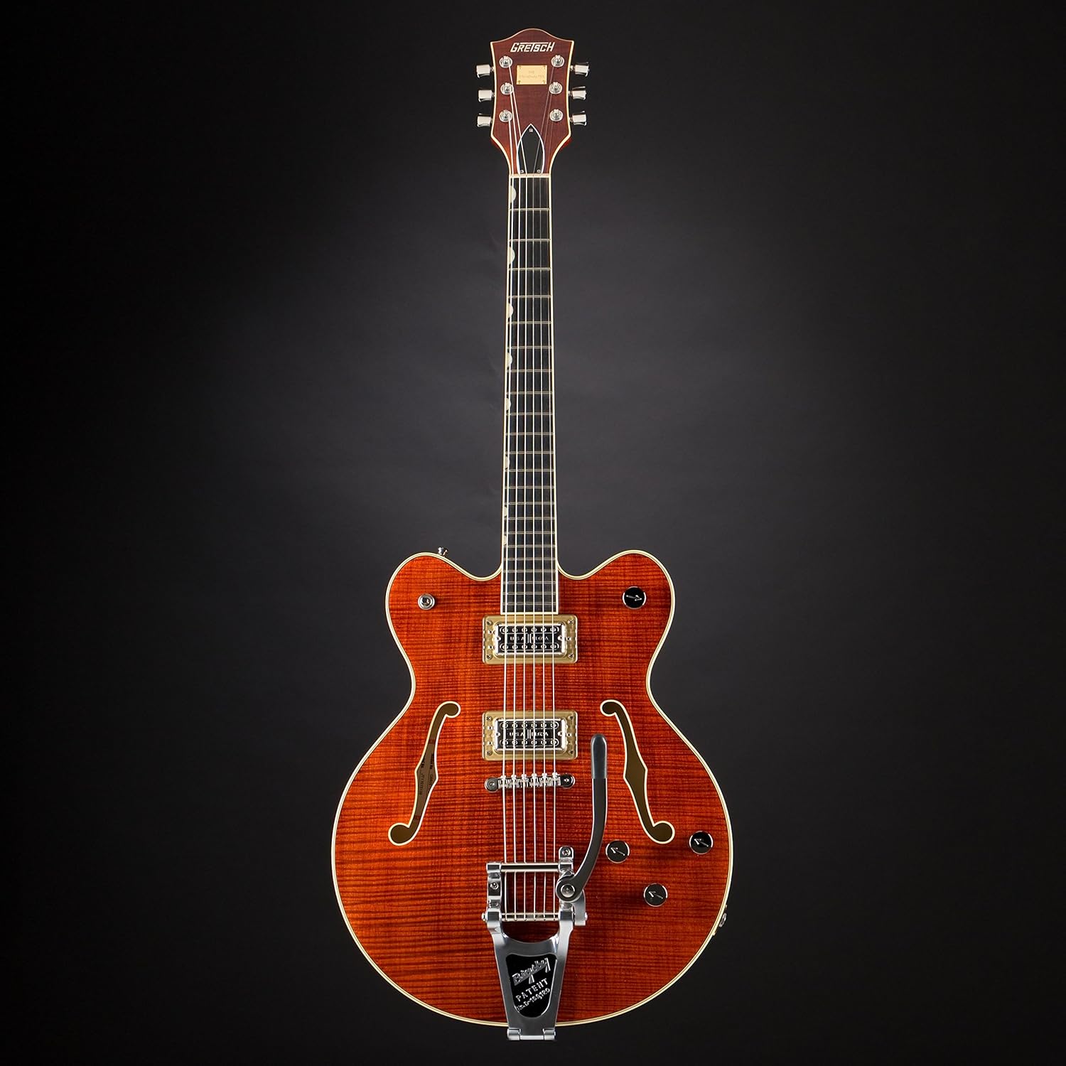 Gretsch G6609TFM Players Edition Broadkaster Center Block - Bourbon Stain, Bigsby Tailpi