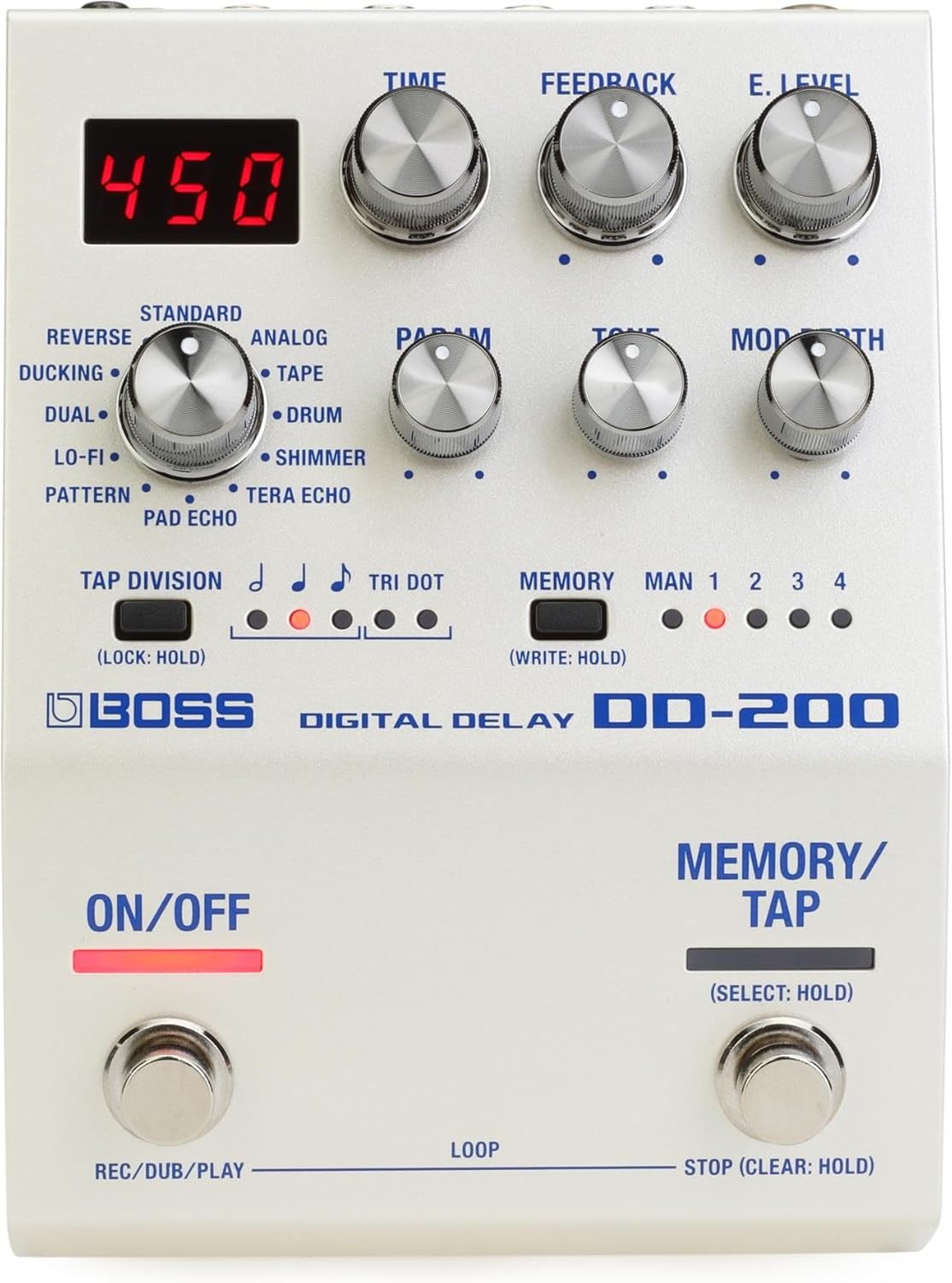 BOSS DD-200 Digital Delay Guitar Pedal (DD-200)
