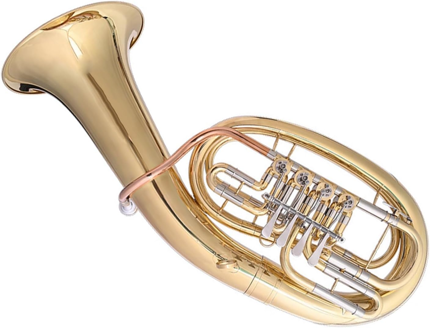 Four Key Euphonium/bassoon B Flat Major Instrument Beginner And Professional Performanc Euphonium All-brass Instrument
