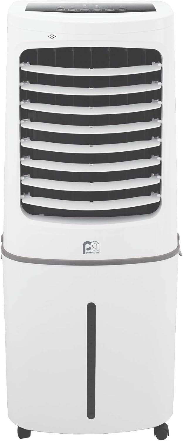Perfect Aire 560 CFM Portable Evaporative Cooler for Hot/Dry Climates, Indoor Fan Powered Swamp Cooler for Garage, Warehouse, Medium Rooms up to 500 square feet