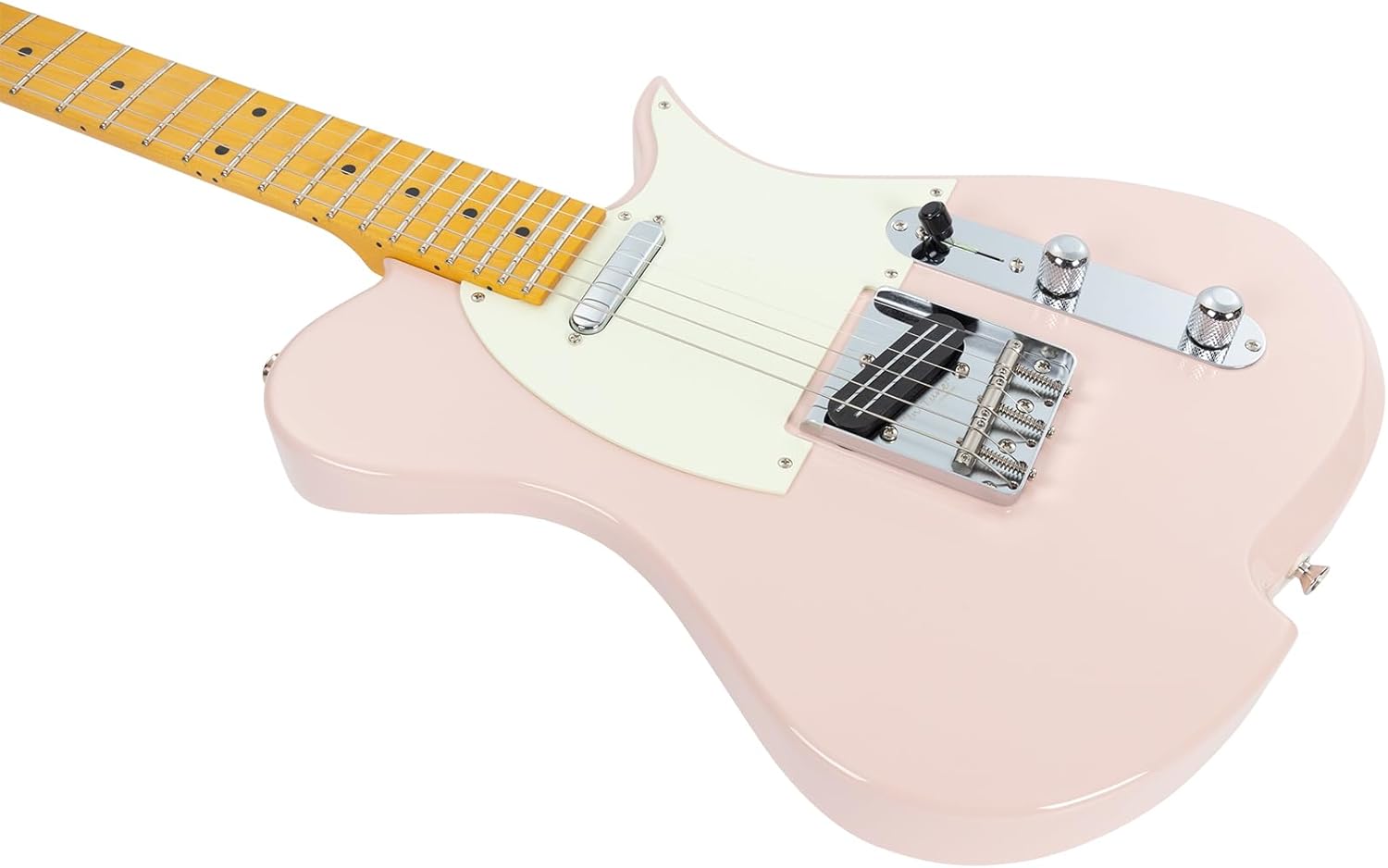 Vola Electric Guitar Vasti MC Shell Pink Gloss Handmade in Japan MIJ Gotoh Bridge Gotoh Locking Tuner 6 Strings Modern C Neck For All Levels