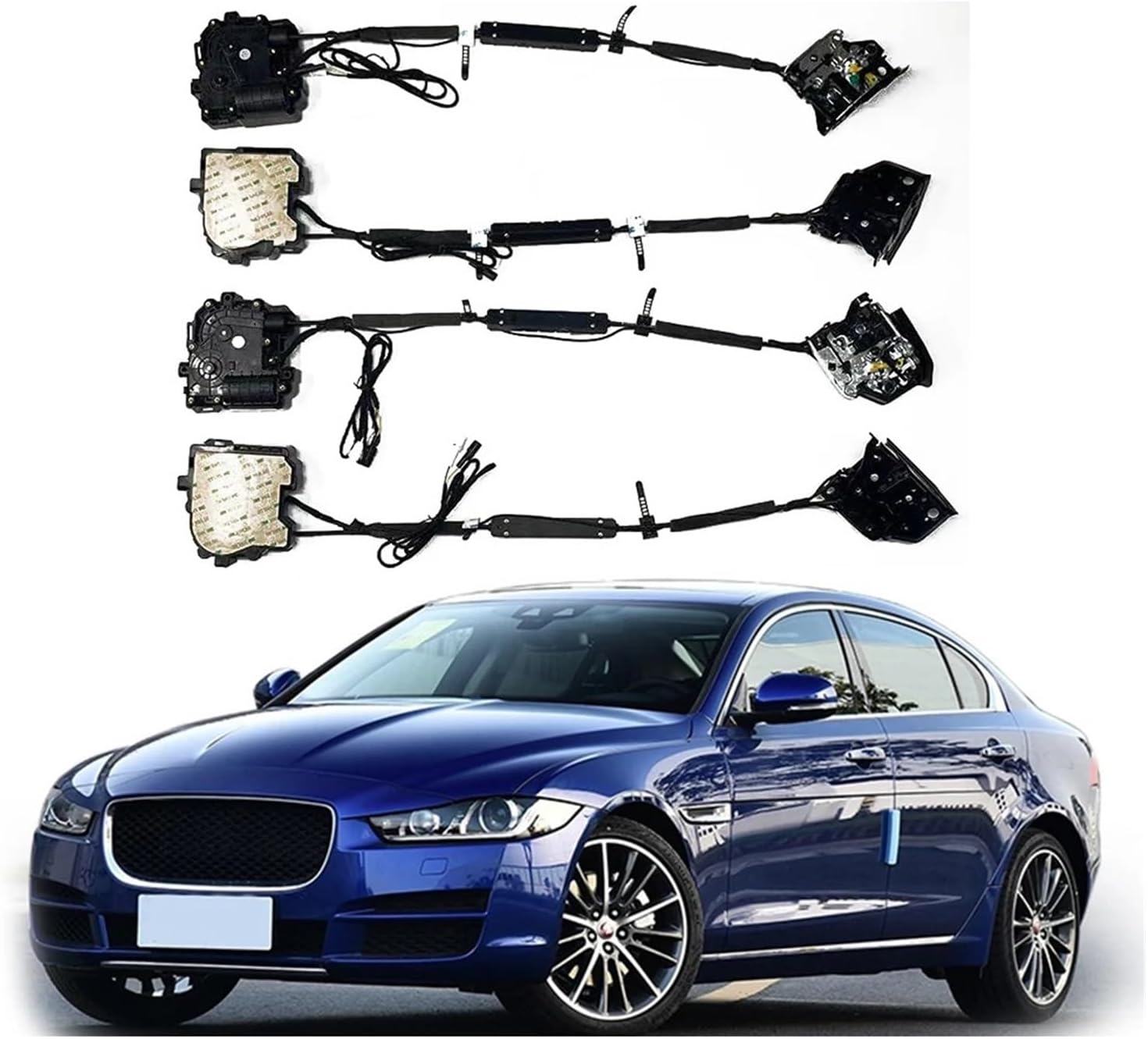Compatible for Jaguar XEL XFL 2016-21Electric Suction Door Automobile Refitted Automatic Locks Accessories Soft Close Auto Power Tools(XEL 2020-2021)
