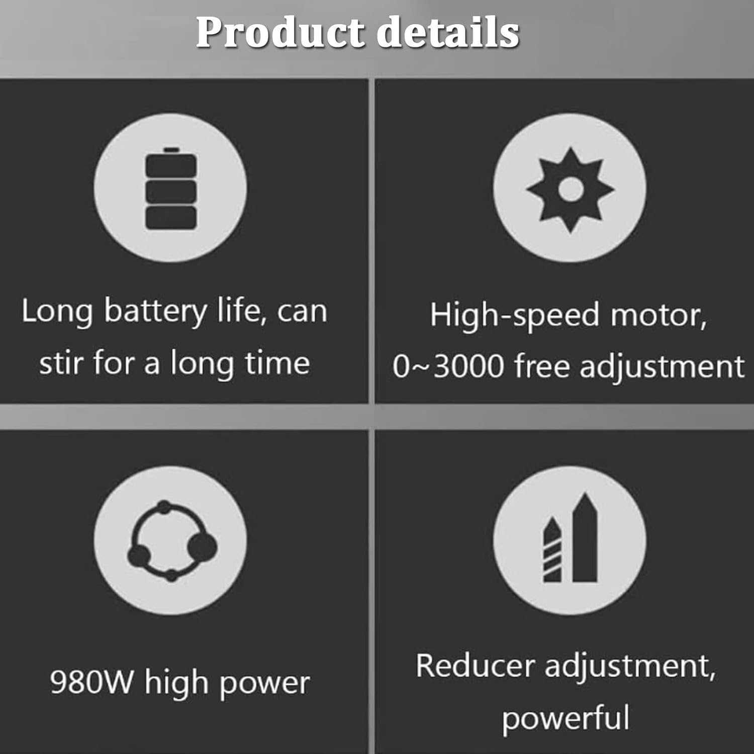 Electric IBC Agitator, 980W Tank Mixer Machine, Commercial Ton Paint Stirring Machine with Support Hanger