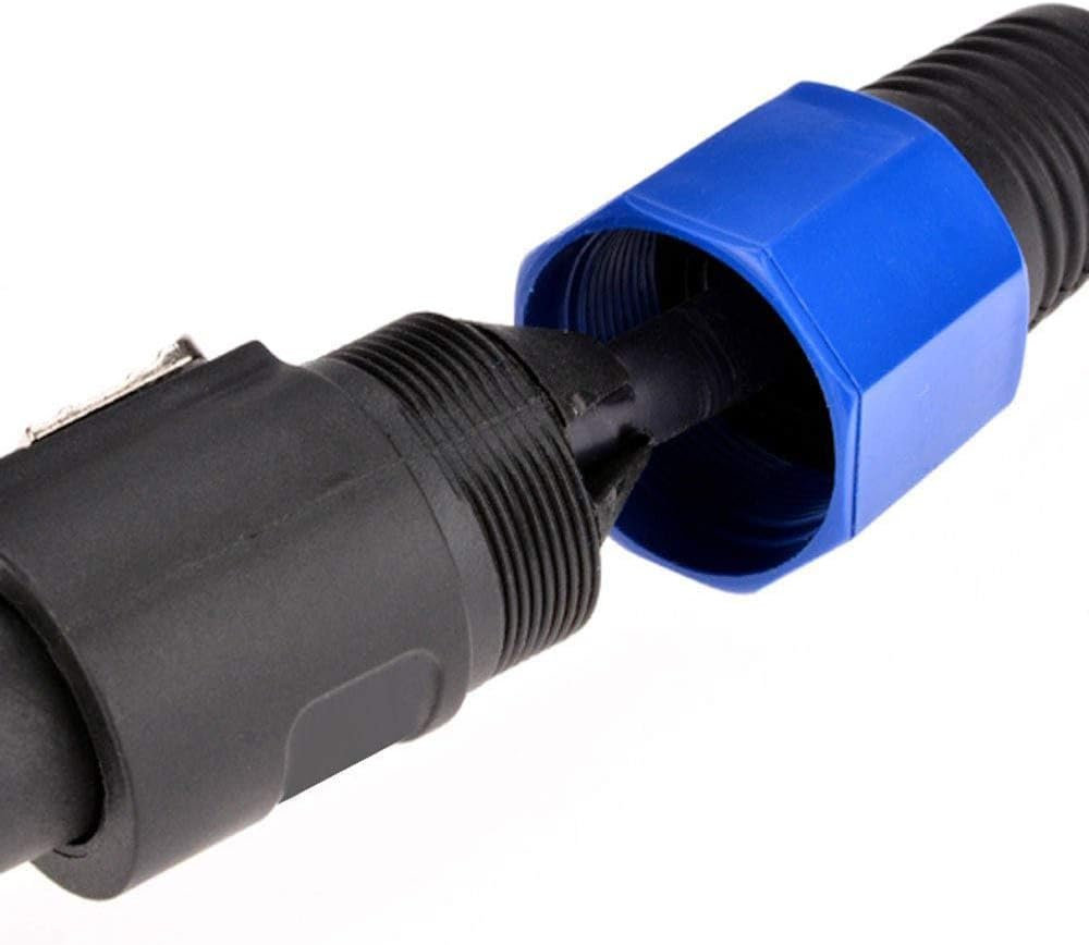 2Pack 50 ft 1/4 to 1/4 Cables & 2Pack 50 ft Male Speakon to Speakon Cables