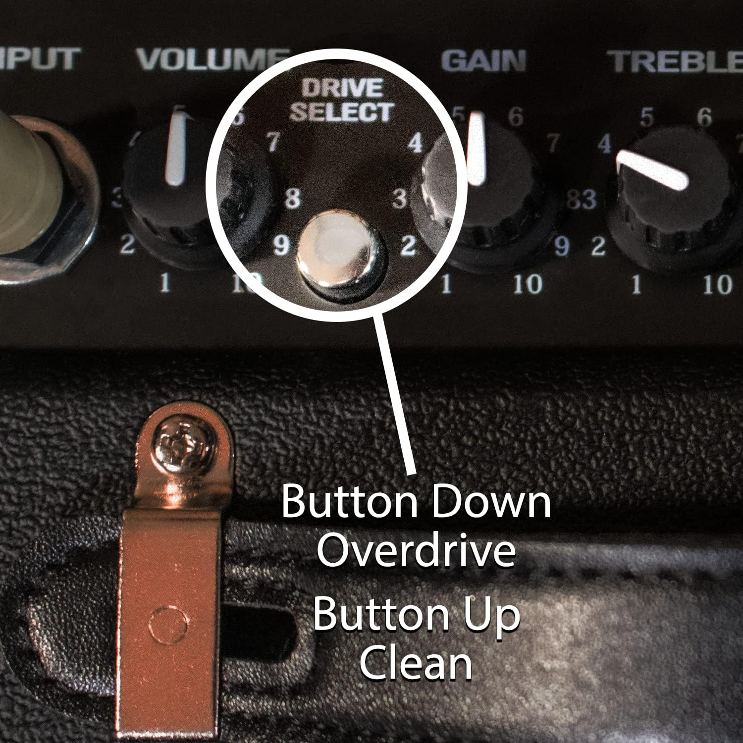 Sawtooth 10-Watt Electric Guitar Amp with Instrument Cable & Pick Sampler