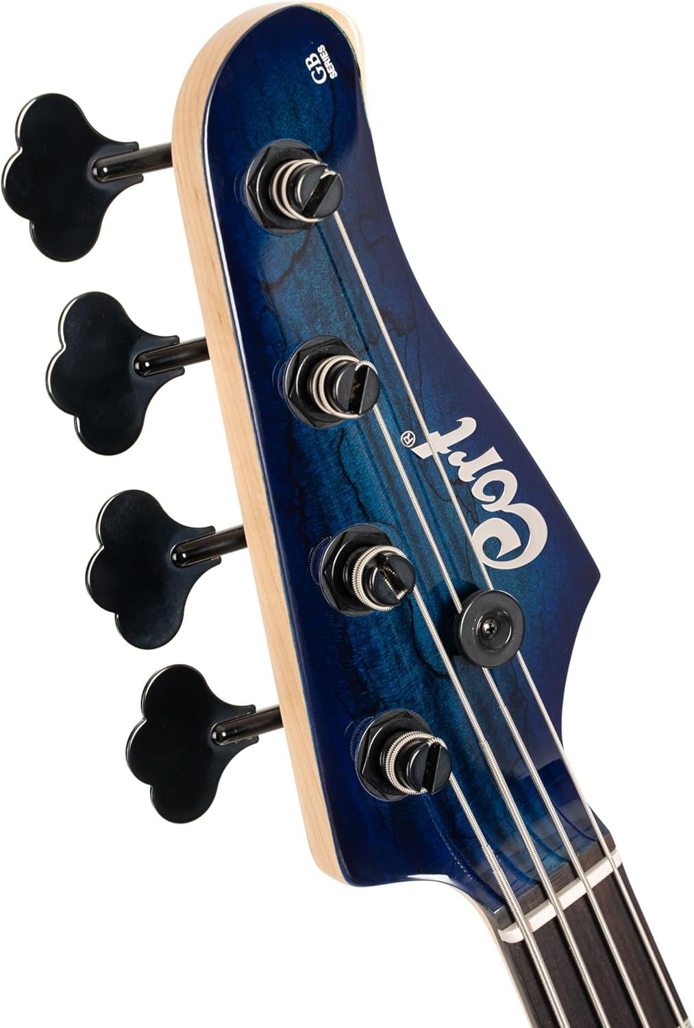 Cort GBFUSION4BB GB Series Fusion Bass Guitar, Blue Burst