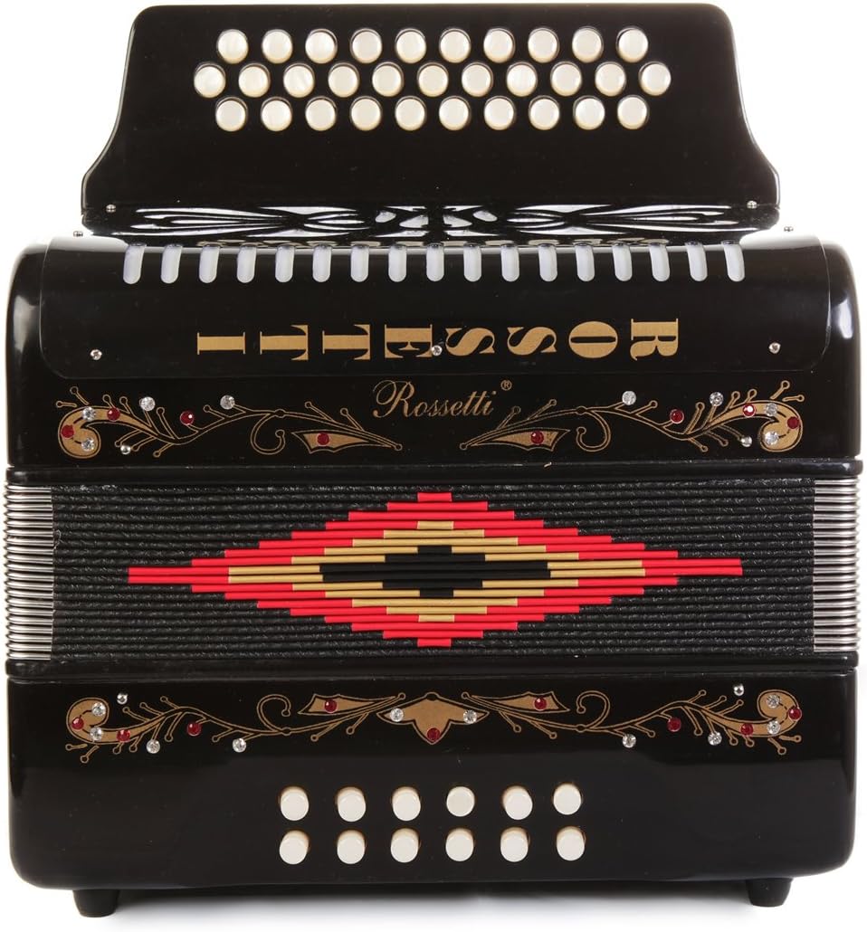 Rossetti, 31-Key Accordion (ROS3112-FBE-BK)