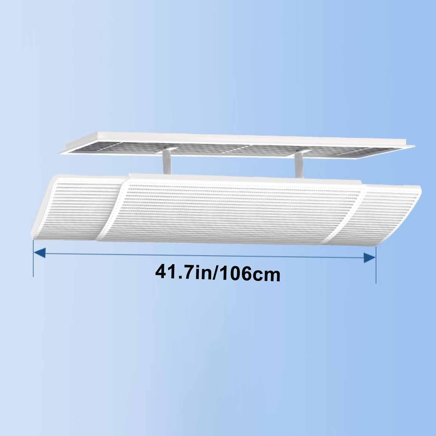 Adjustable Air Conditioner Deflector, Anti-Direct Blowing ac Vent Deflector, for Wall and Ceiling Angle Air Diverter