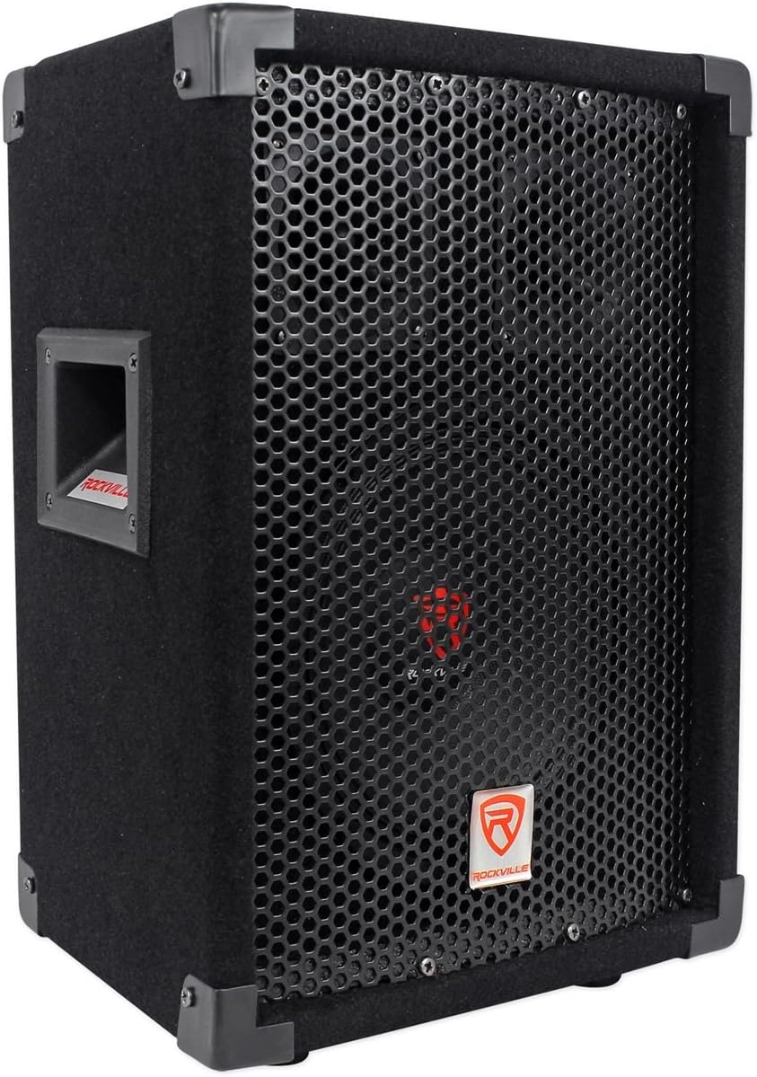 Rockville RSG8 300W 2-Way 8-Ohm Passive DJ/Pro PA Speaker, Pole Mountable, 8