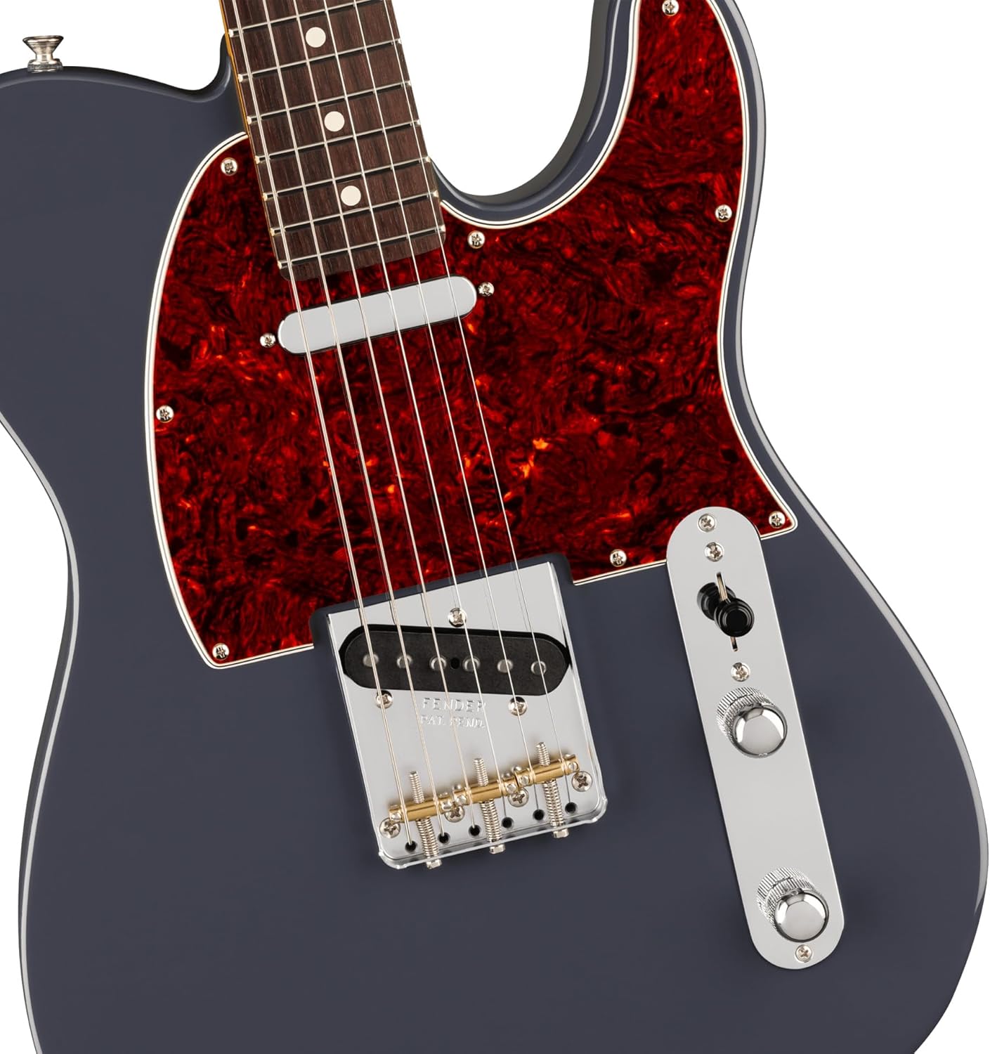 Fender American Professional Classic Telecaster - Faded Black Bundle with Gig Bag, Strap, Cable, and Guitar Cleaning Kit