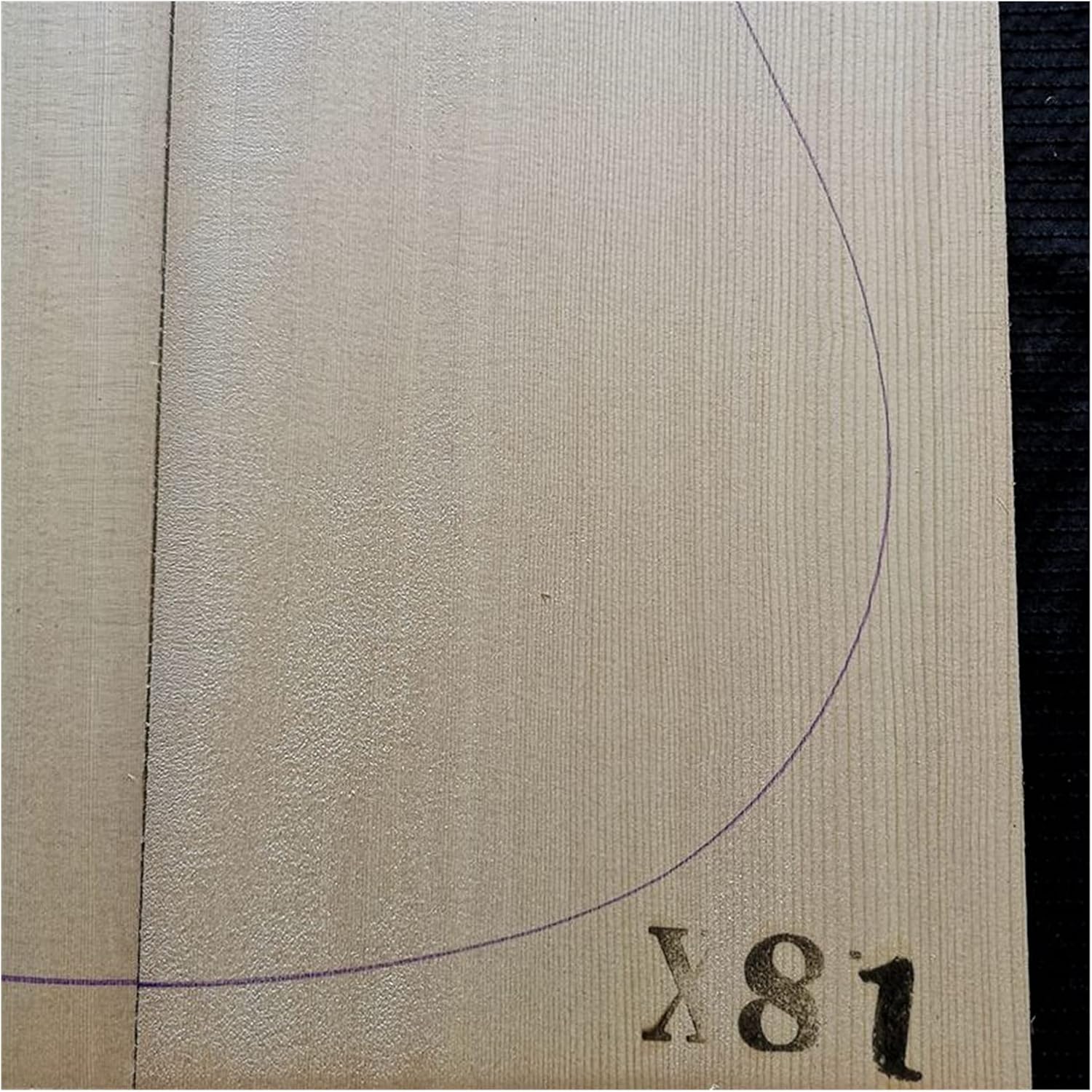 Unfinished Guitar Body 1SET AAA Selection of Sitka Spruce Guitar Veneer Guitar Panel Wool Wood 540 * 220 * 4.5mm Guitar DIY Accessory (Size : X81)