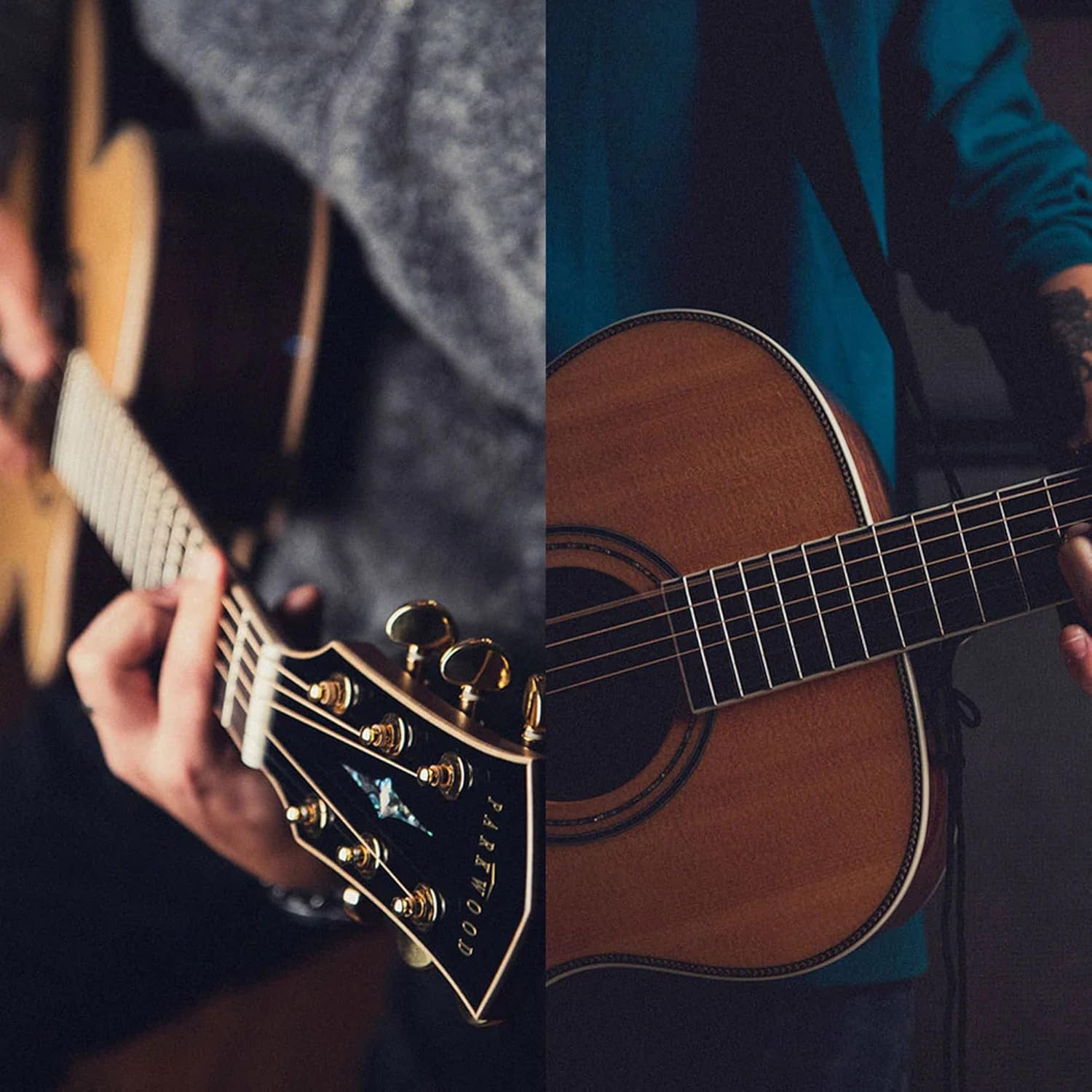 Parkwood S62 OM Body Acoustic Guitar - Natural