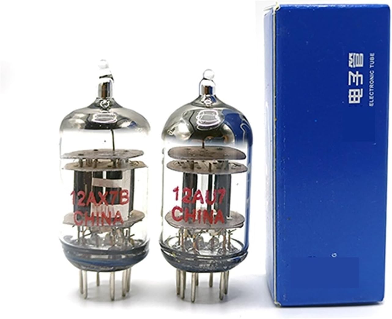 12AX7B 12AU7 Tube Replaces ECC83/ECC82/6N4 for Tube preamplifier HiFi preamplifier DIY Amplifier Audio(1 Pcs,12AX7B)