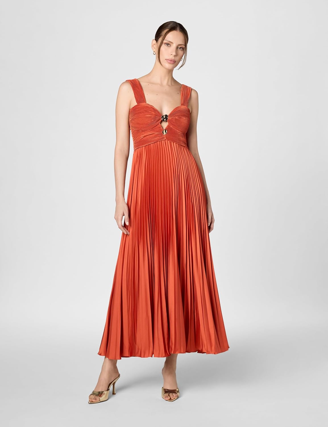 Amur Womens Gisella Midi Dress