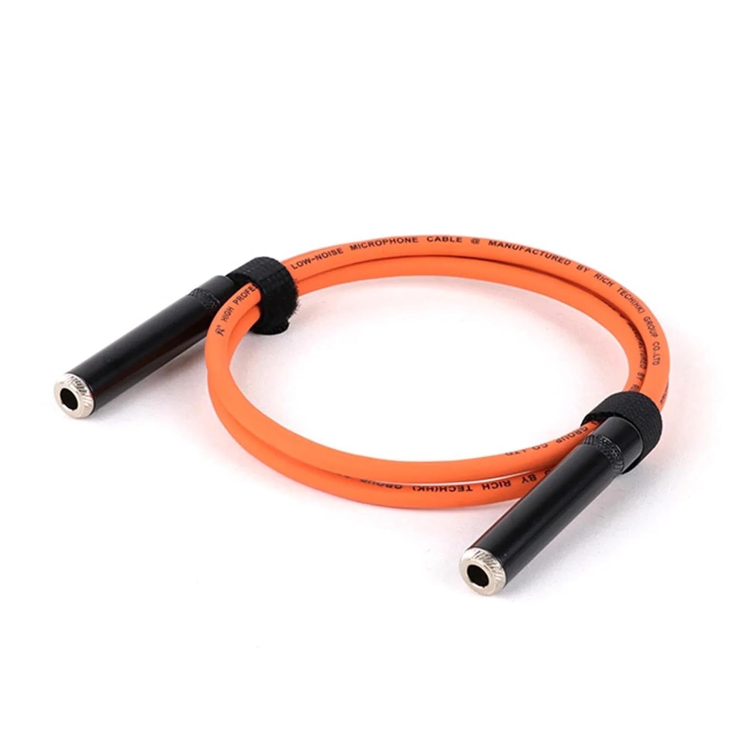 Guitar Audio Cable 1/4 Female to 1/4 Female Coupler,6.35mm Adapter Connector Extend 6.5 Stereo Cable Cord for Guitar Speaker Amplifier(Orange,10m)