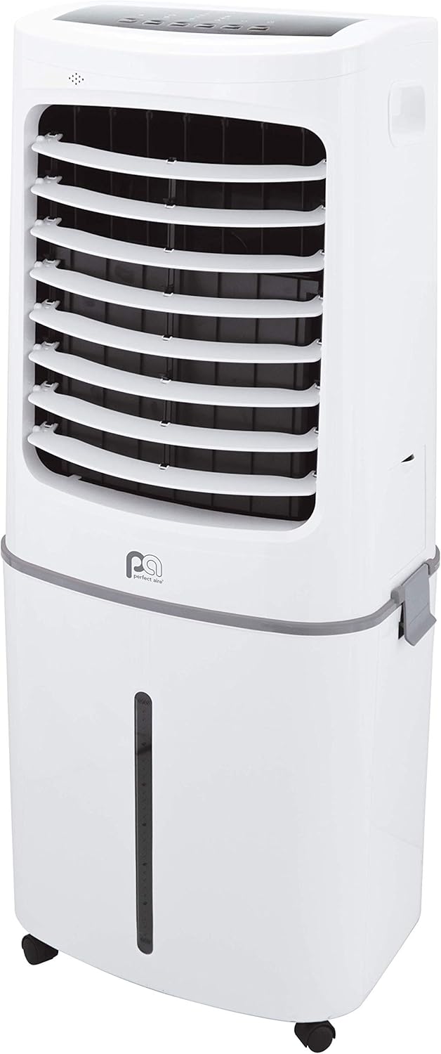 Perfect Aire 560 CFM Portable Evaporative Cooler for Hot/Dry Climates, Indoor Fan Powered Swamp Cooler for Garage, Warehouse, Medium Rooms up to 500 square feet