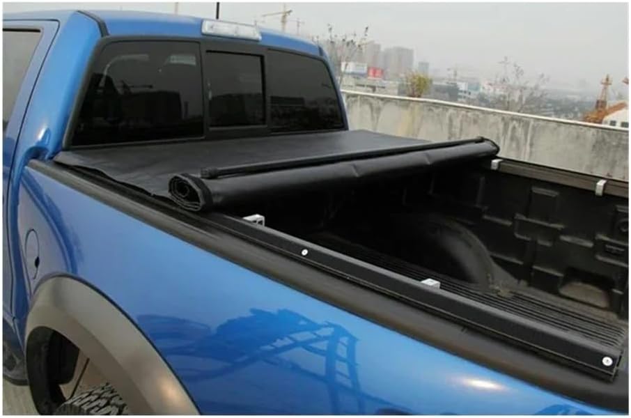 Other Exterior Accessories Truck Parts Soft Roll-up Tonneau Cover PVC Bed Compatible with F150 Custom 2015-2019