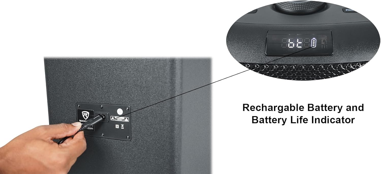 Rockville Elite Party 65 Bluetooth Party Speaker, 2000W Peak/500W RMS, Karaoke Effects, LED Lights, Guitar/Optical Inputs, for Events and Parties