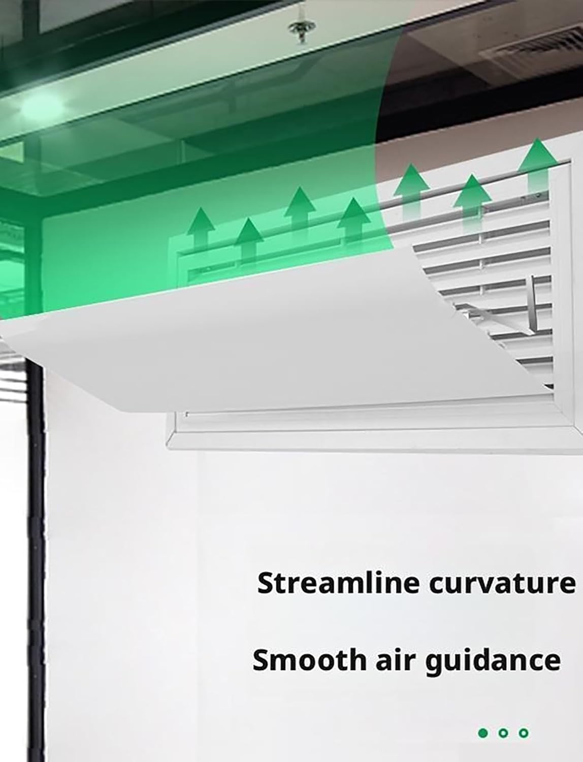 Adjustable Air Conditioner Wind Deflector, Side Wall Direct Blowing Deflector, Air Conditioner Outlet Air Guide Plate