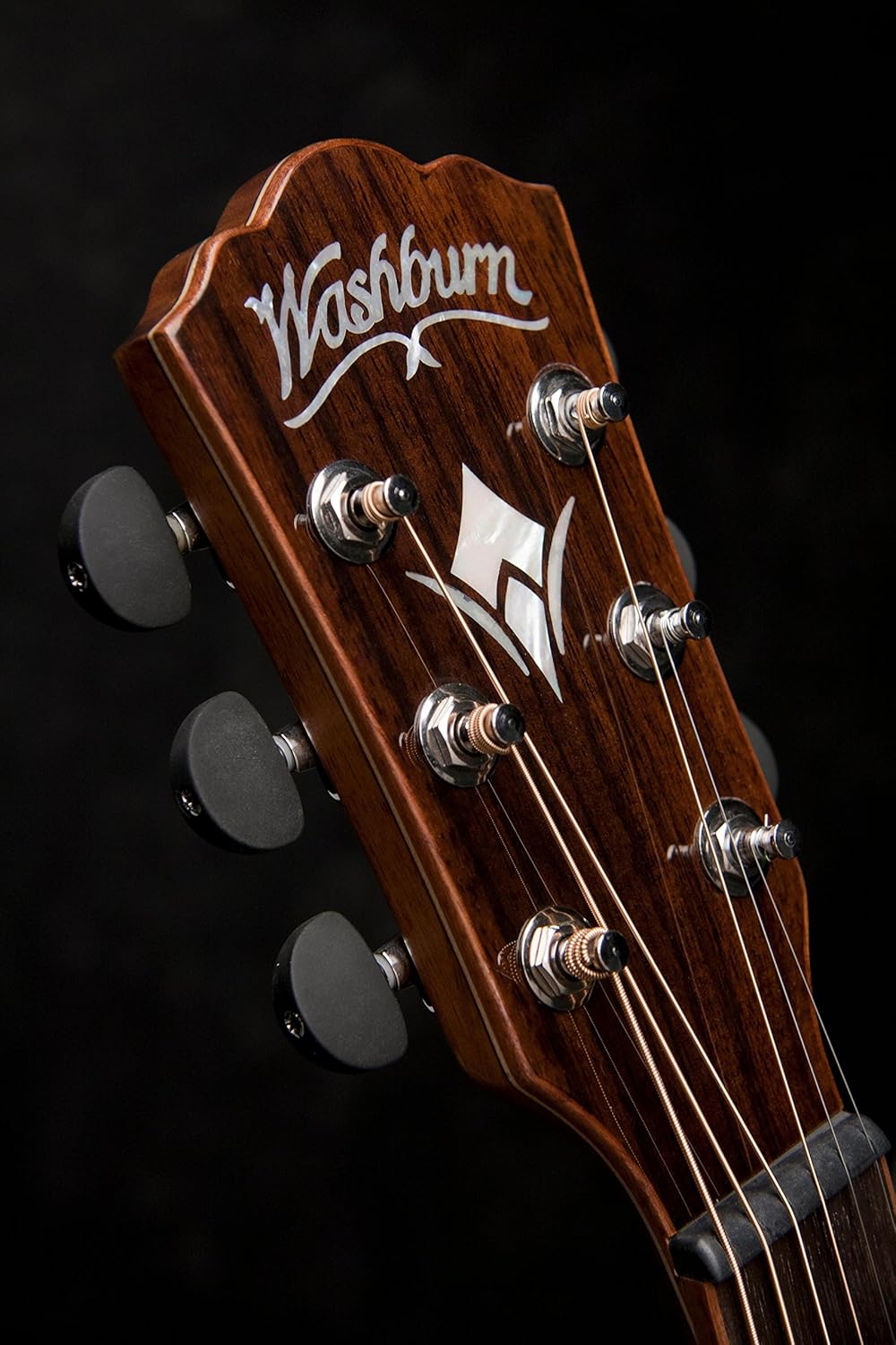 Washburn 6 String Acoustic Guitar, Right Handed, Natural (USM-WCG25SCE)