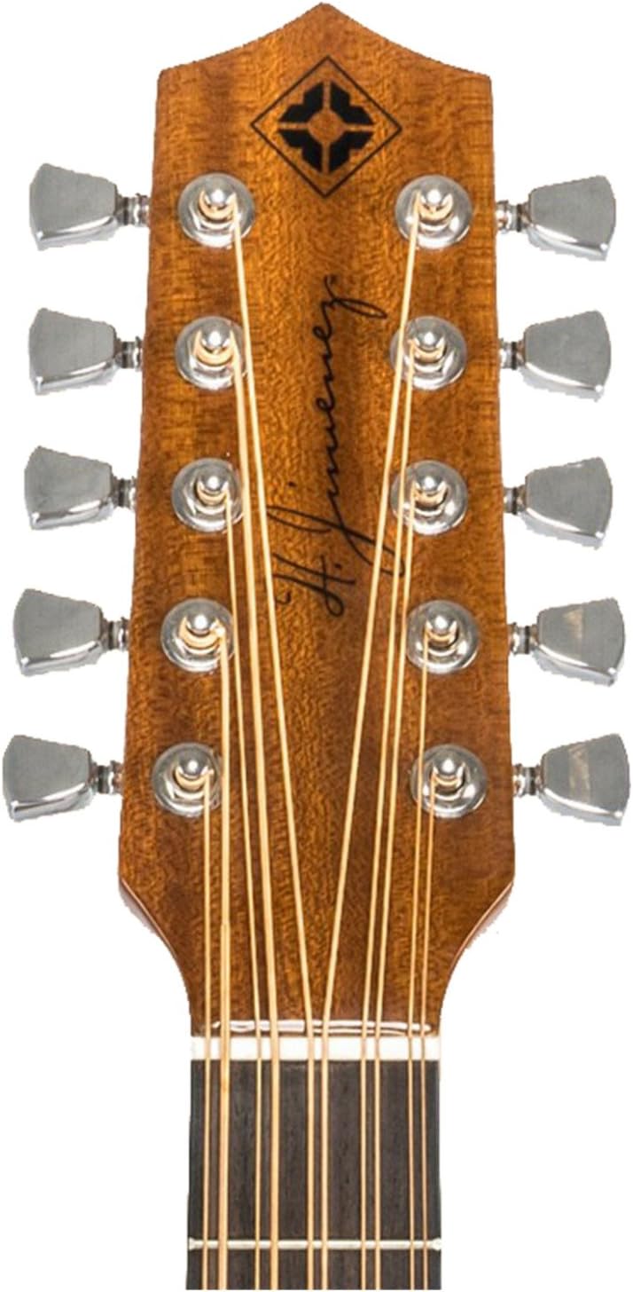 H. Jimenez, 7-String Acoustic-Electric Guitar, Ambidextrous, Yellow (LBQ1EGT)