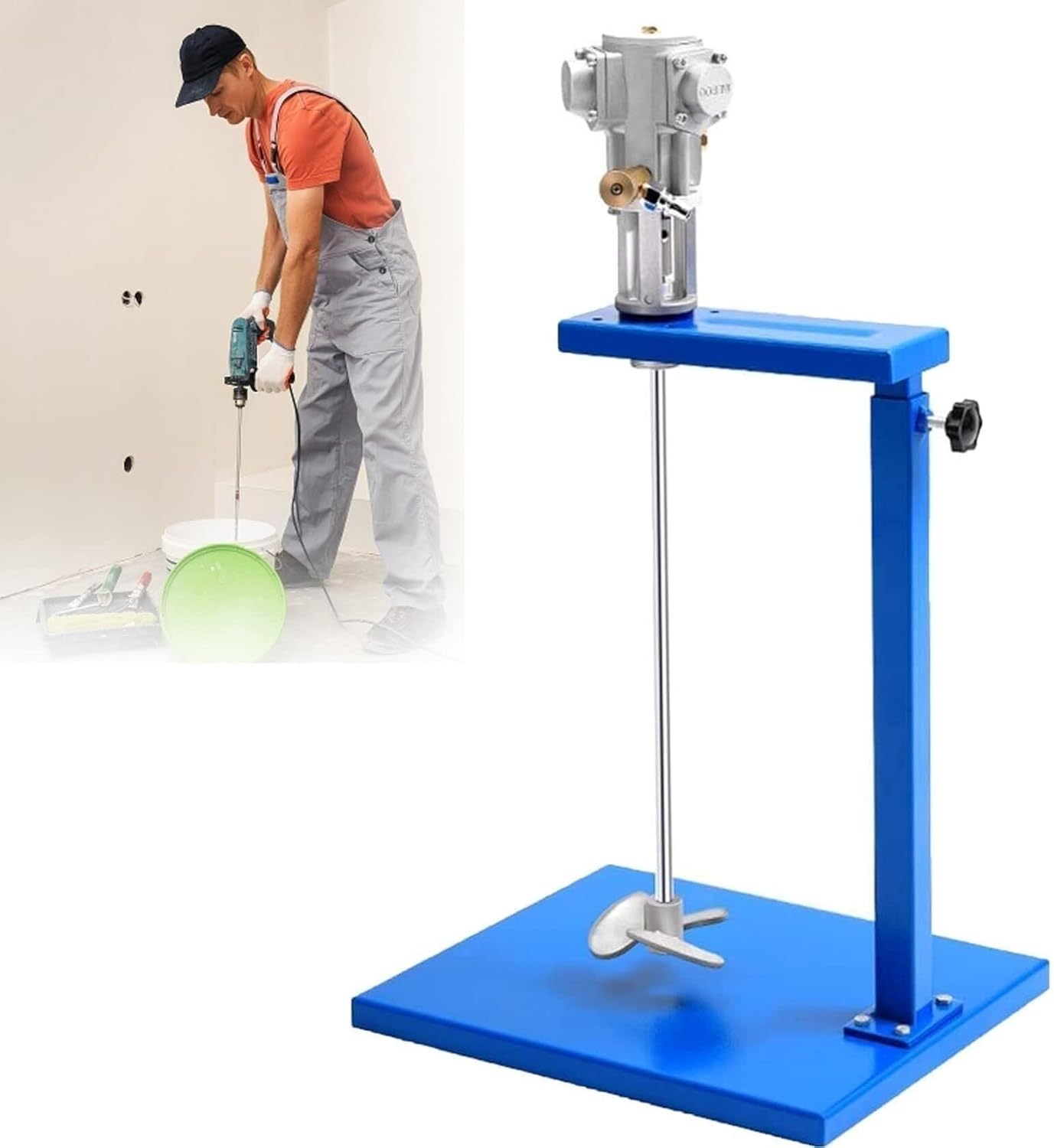 Automatic Lifting Pneumatic Paint Mixer Machine Air Agitator 5 Gallon Pneumatic Paint Stirring Machine