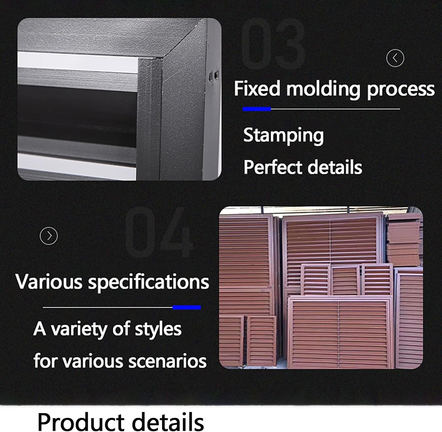 Outdoor Privacy Screen Air Conditioner Cover for Outside Units, Aluminum All Weather Protective Cover, Outdoor AC Unit Cover Trash Can Enclosure Free Standing Flower Stand Garden F