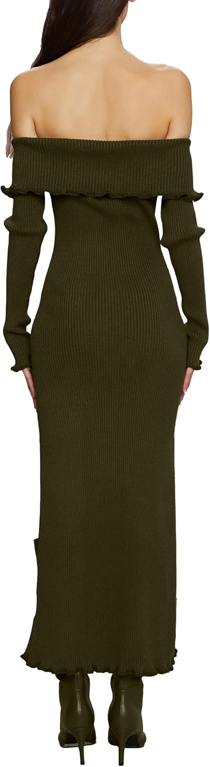 AMUR Women's Meadow Lettuce Edge Midi Dress