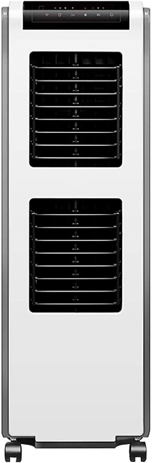Evaporative Air Cooler with Remote Control, 3-in-1 Portable Air Conditioner, Windowless Air Conditioner, 8 Gal Water Tank, 3 Speeds, 7H Timer, Water Shortage Reminder for Room Bedroom Office(38x38x115