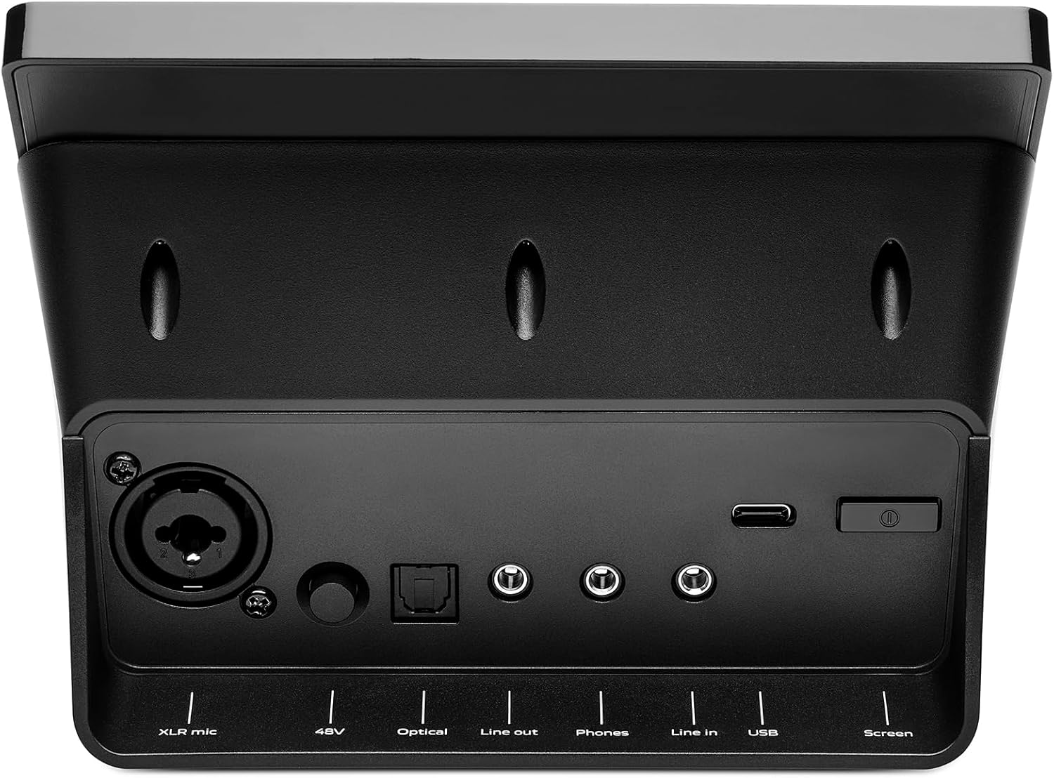 Hercules Stream 200 XLR, Pro Audio Mixer for Advanced Content Creators, Streaming, and Gaming, with XLR Mic Pre-Amp, LCD Screen, 4 Actions Buttons and Customizable Interface. Compatible with PC.