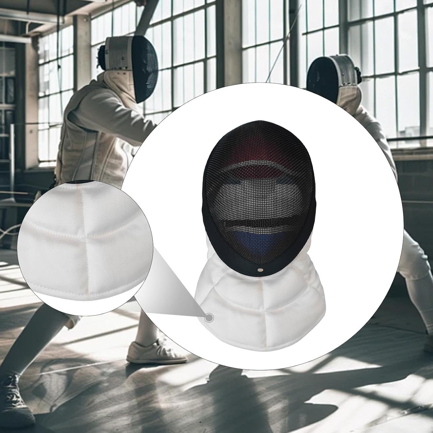 Fencing Face Cover Protector Universal,Protection,Kendo,Fencing for Practice Training Accessories