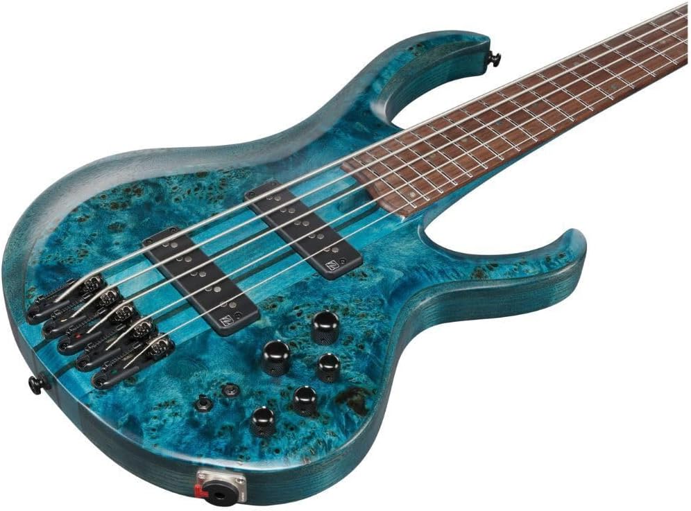 Ibanez BTB945 Standard 5-String Bass Guitar, Rosewood Fingerboard, Cosmic Blue