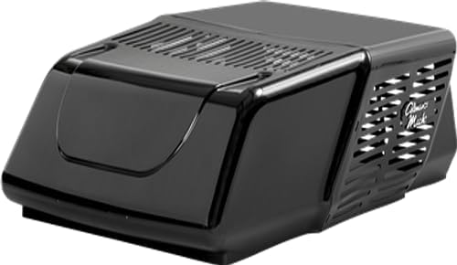 Coleman-Mach 45204-0782 Mach 10 Signature Series Low-Profile Air Conditioner with Wood Skid - 15,000 BTU, Polished Black