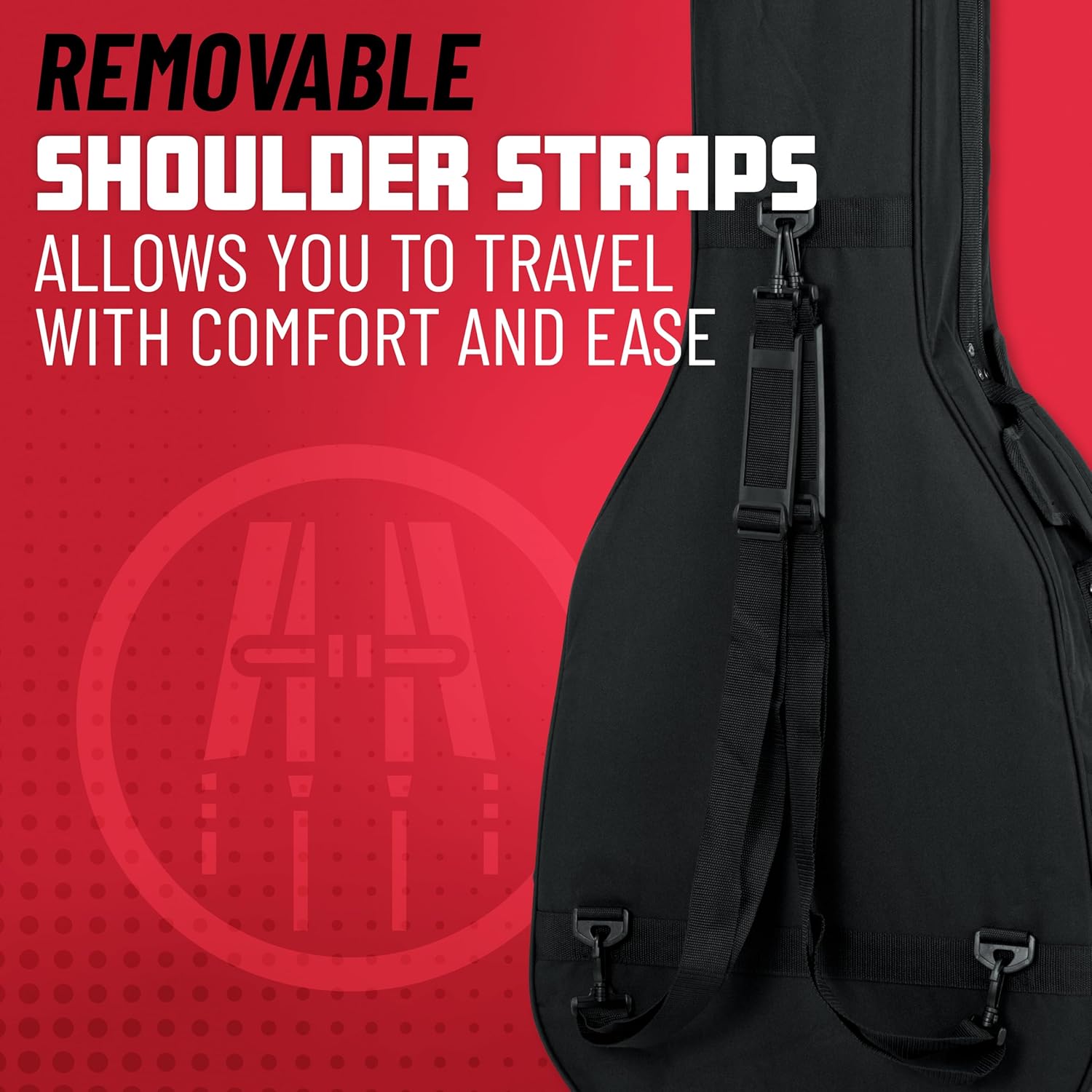 Gator Cases Lightweight Polyfoam Guitar Case for Yamaha APX-Style Guitars, (GL-APX)