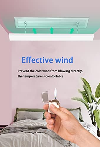 Home Central Air-Conditioning Windshield, Anti-Straight Wind Deflector Air Outlet Baffle Office Air Conditioner,140cm